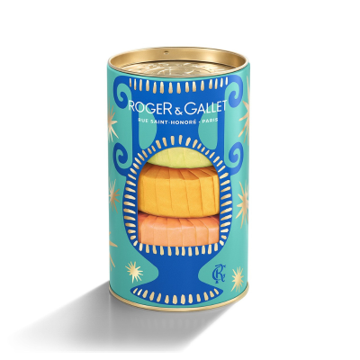 Roger&Gallet Coffret Natal 2025 - Lata Azul 3 Sabonetes | Presente