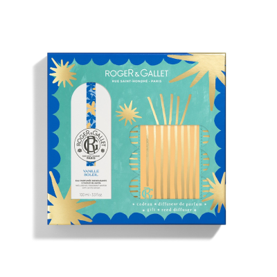 7548784 Roger&Gallet Coffret Natal 2025 Vanille Soleil | Água Perfumada 100ml + Difusor