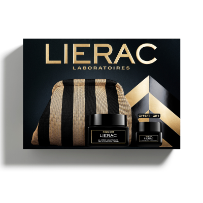 Lierac Coffret Natal Premium Creme Voluptoso + Olhos + Bolsa | Farmácia d'Arrábida