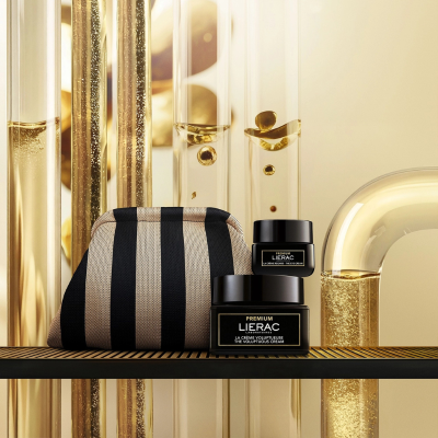 Lierac Coffret Natal Premium Creme Voluptoso + Olhos + Bolsa | Farmácia d'Arrábida