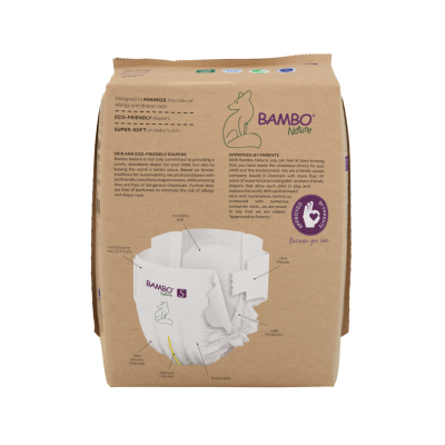 Bambo Nature Fraldas T5 XL 12-18kg Paper Bag 6x22 | Farmácia d'Arrábida