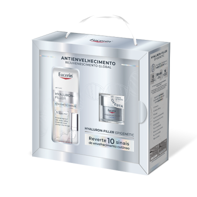 7577247 Eucerin Coffret Natal Hyaluron-Filler | Sérum Epigenetic + Creme Noite