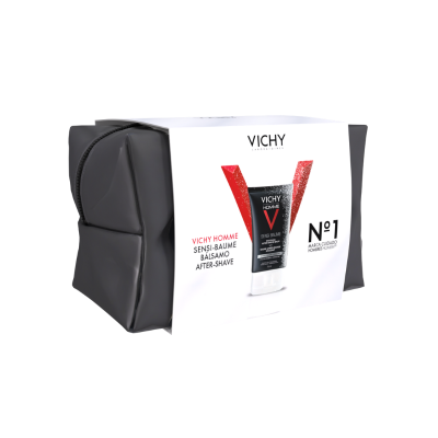 7576249 Vichy Homme Coffret Natal Sensi-Baume Bálsamo 75ml + Bolsa | Natal 2025