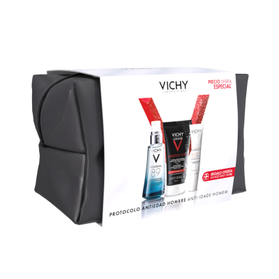 7576207 Vichy Homme Coffret Natal Structure Force Creme + Minéral 89 Sérum + Capital Soleil UV-Age Daily Fluido 50+