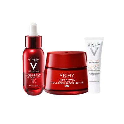 Vichy Coffret Natal Liftactiv Collagen Spec Sérum + Creme Dia + Solar | Farmácia d'Arrábida