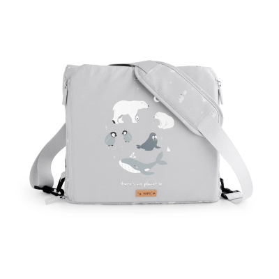 Saro Cadeira Portátil 2 em 1 Padrão Polar Cinza | Farmácia d'Arrábida