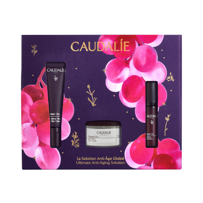 7551424 Caudalie Coffret Natal 2025 Antienvelhecimento Global | Creme Olhos + Sérum + Creme Dia