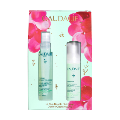 7551432 Caudalie Coffret Natal 2025 Duo de Limpeza | Óleo Desmaquilhante 75ml + Espuma 50ml