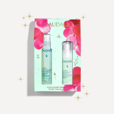 Caudalie Coffret Natal 2025 Duo de Limpeza Óleo + Espuma | Farmácia d'Arrábida