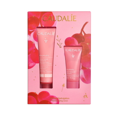 7551374 Caudalie Coffret Natal 2025 Duo Hidratação VinoHydra | Creme Sorvete 60ml + Geleia 30ml
