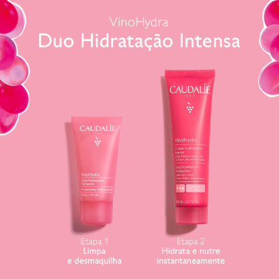 Caudalie Coffret Natal 2025 Duo Hidratação Intensa VinoHydra | Farmácia d'Arrábida