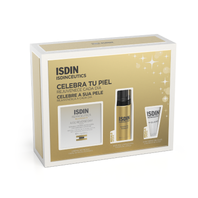 7572297 Isdinceutics  Coffret Natal 2025 Age Reverse | Creme Dia + Limpeza + Contorno Olhos