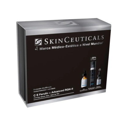 8431567704438 SkinCeuticals Coffret Natal Antienvelhecimento Global | C E Ferulic + Advanced RGN-6 + P-TIOX Sérum