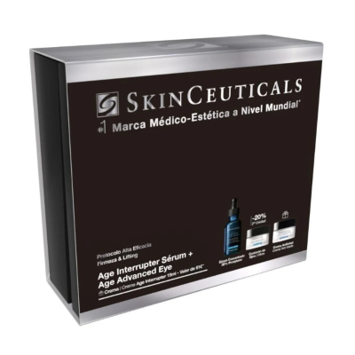 8431567705602 SkinCeuticals Coffret Natal A.G.E. Interrupter Ultra Sérum | Sérum + Contorno Olhos + Creme