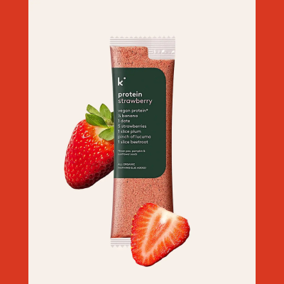 Kencko Smoothie Proteína Vegan Morango 2x35g | Farmácia d'Arrabida
