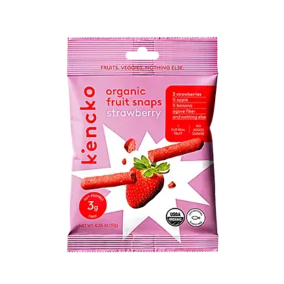 Kencko Snaps Fruta BIO Morang 10g | Snack Crocante de Fruta | Farmácia d'Arrabida