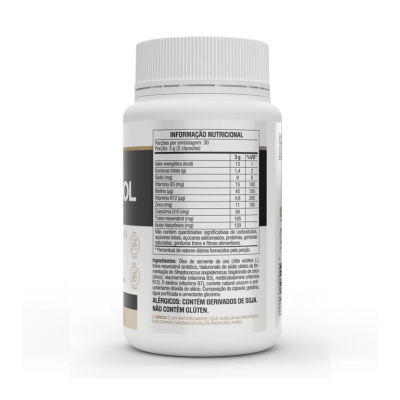 Vitafor Resveratrol Plus 60 Cápsulas | Farmácia d'Arrábida