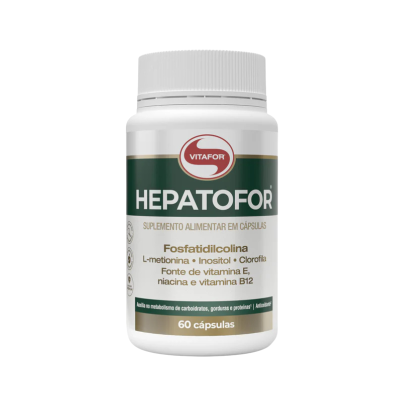 Vitafor Hepatofor 60 Cápsulas | Suporte Hepático e Metabolismo Energético.