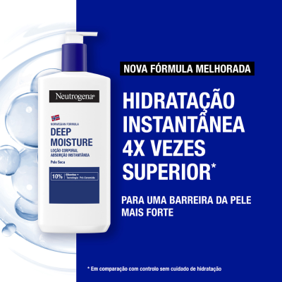 Neutrogena Pack Deep Moisture Loção Corporal 750ml+400ml | Farmácia d'Arrábida