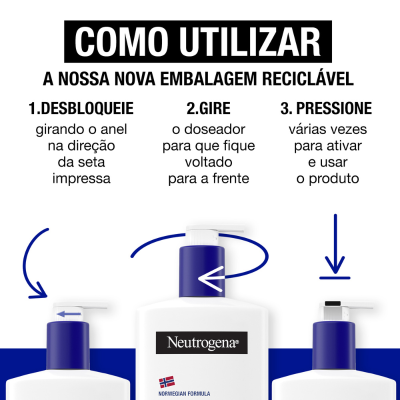Neutrogena Pack Deep Moisture Loção Corporal 750ml+400ml | Farmácia d'Arrábida