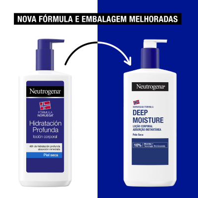 Neutrogena Pack Deep Moisture Loção Corporal 750ml+400ml | Farmácia d'Arrábida
