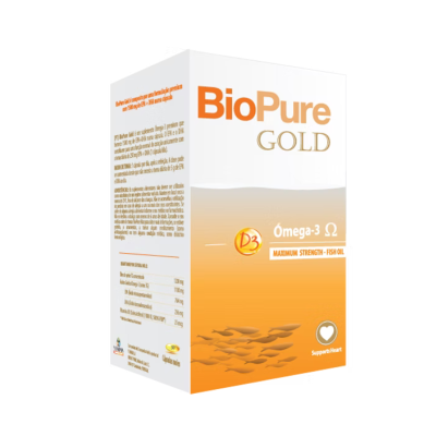 7244624 BioPure Gold 30 Cápsulas | Saúde Ómega-3 Premium