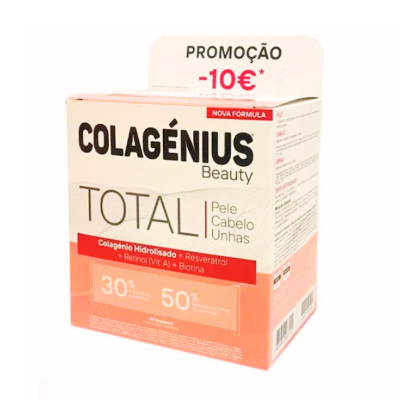 7580308 Colagénius Beauty Total 30 Saquetas -10€ | Colagénio + Ácido Hialurónico