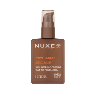 7597971 Nuxe Men Boost Óleo Seco para Barba 30ml | 4 Óleos Vegetais