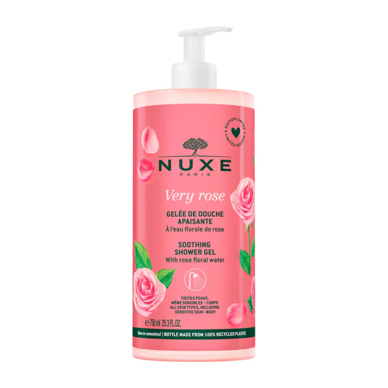 Nuxe Very Rose Gel de Banho Calmante, 750ml