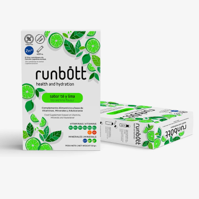 Runbott Health & Hydration Chá e Limão 10 Saquetas | Farmácia d'Arrábida