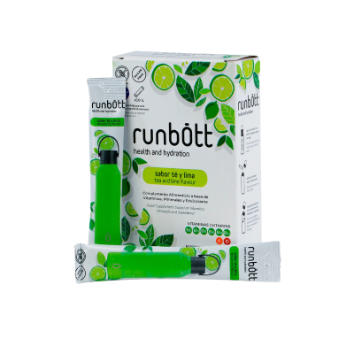 8435291897237 Runbott Health & Hydration Chá e Limão 10 Saquetas | Multivitamínico