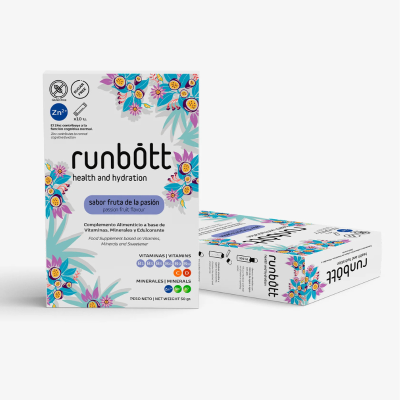 Runbott Health & Hydration Maracujá 10 Saquetas | Farmácia d'Arrábida