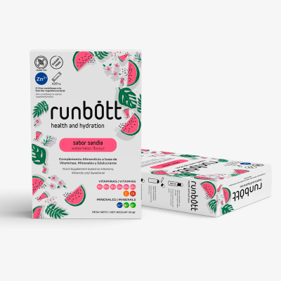 Runbott Health & Hydration Melancia 10 Saquetas | Farmácia d'Arrábida