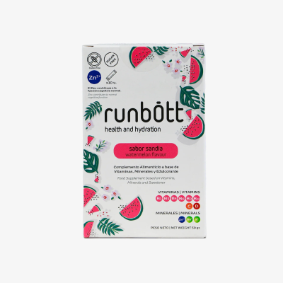 Runbott Health & Hydration Melancia 10 Saquetas | Farmácia d'Arrábida