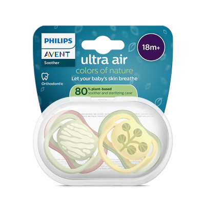 Philips Avent Ultra Air Chupeta Natureza e Folhas 18M+ | Farmácia d'Arrábida