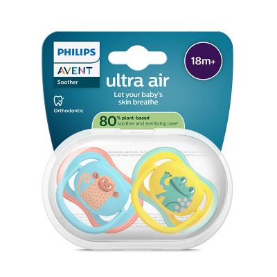 Philips Avent Ultra Air Chupeta Macaco e Sapo 18M+ | Farmácia d'Arrábida
