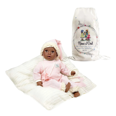 8435054340802 Nines d'Onil Boneca Álex Dreamer Pink Pele Escura 40cm | Saco Incluído