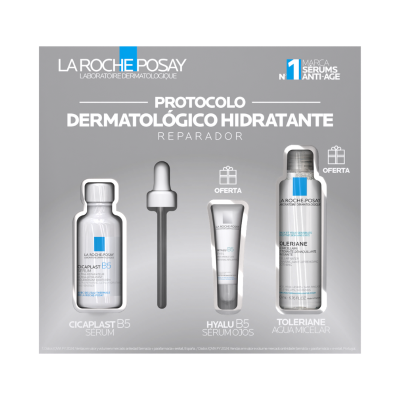 7574913 La Roche-Posay Coffret Natal Cicaplast | Kit Presente com Sérum B5