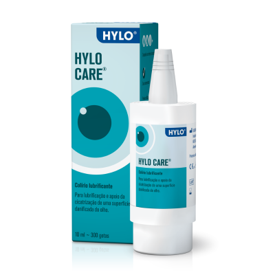 6125831 HYLO CARE Colírio 10ml | Dexpantenol e Ácido Hialurónico Olho Seco