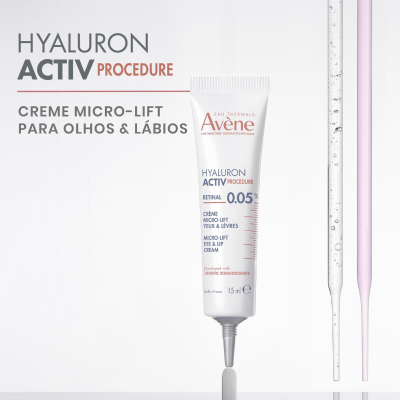 Avène HYALURON ACTIV Creme Olhos & Lábios 15ml | Farmácia d'Arrábida