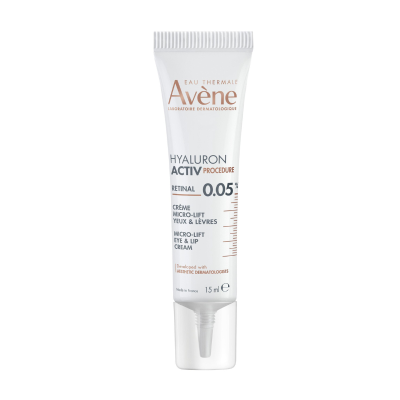 7538561 Avène HYALURON ACTIV Creme Olhos & Lábios 15ml | Retinal 0.05%