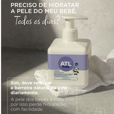 ATL Baby Creme Hidratante 400g  Pele Atópica Bebé | Farmácia d'Arrábida