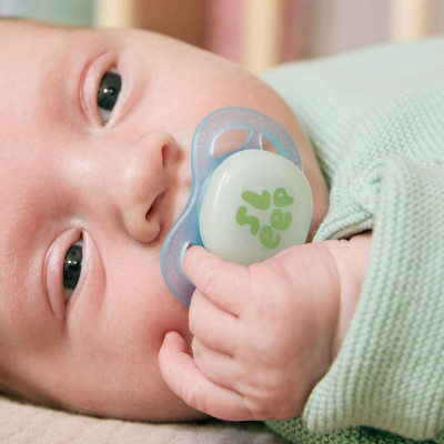 Philips Avent Ultra Start Chupeta Noturna Azul e Verde 0-2M | Farmácia d'Arrábida