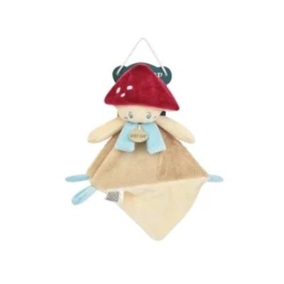 BABY NAT Doudou Cogumelo Marcel | Peluche com QR Code com Histórias