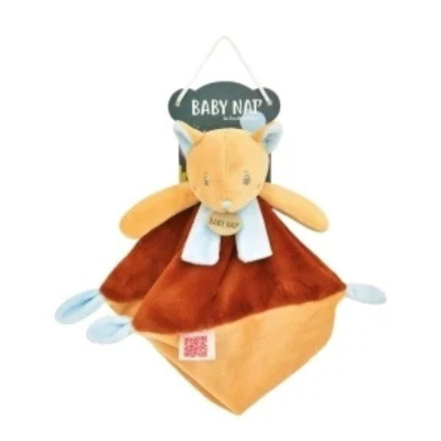 BABY NAT Doudou Esquilo Noisette | Peluche com QR Code com Histórias