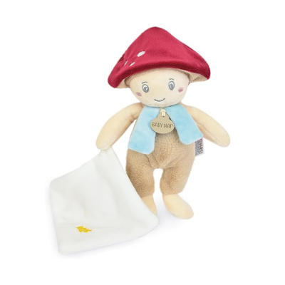 3700349360137 BABY NAT Mon Pantin Marcel Peluche Cogumelo | QR Code com Histórias