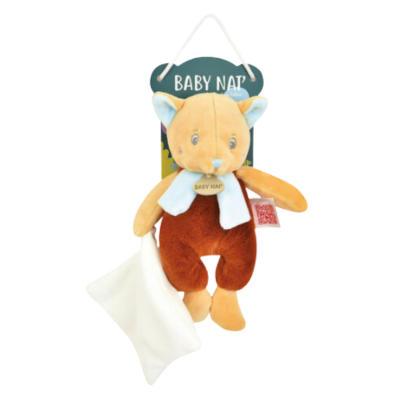 3700349360113 BABY NAT Mon Pantin Noisette Peluche Esquilo | QR Code com Histórias