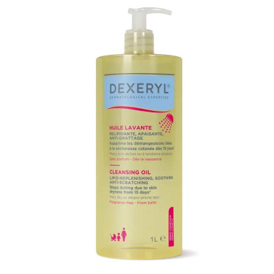7529966 Dexeryl Óleo de Duche 1000ml | Para Pele Seca e Atópica