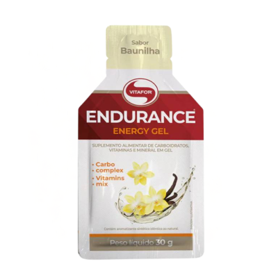 Vitafor Endurance Energy Gel Baunilha Saquetas 30g | Ideal para Treinos de Alta Intensidade.