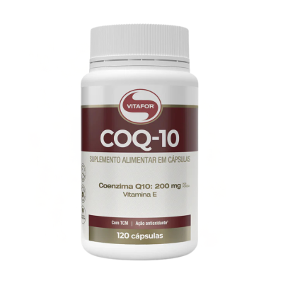 Vitafor Coenzima Q10 120 Comprimidos | Apoia a Vitalidade